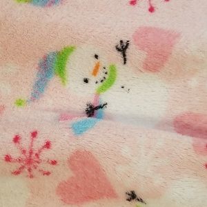 Cute Snowman Fuzzy PJ Pant